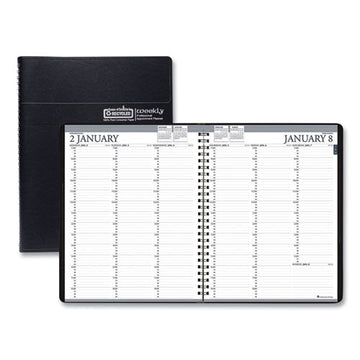 House of Doolittle™ Recycled Professional Weekly Planner, 15-minute Appts, 11 X 8.5, Black Wirebound Soft Cover, 12-month (jan To Dec): 2022 freeshipping - TVN Wholesale
